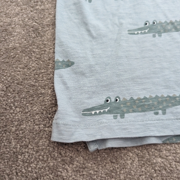 NEXT Tshirt alligator print cotton 5T 6T - Picture 2 of 6